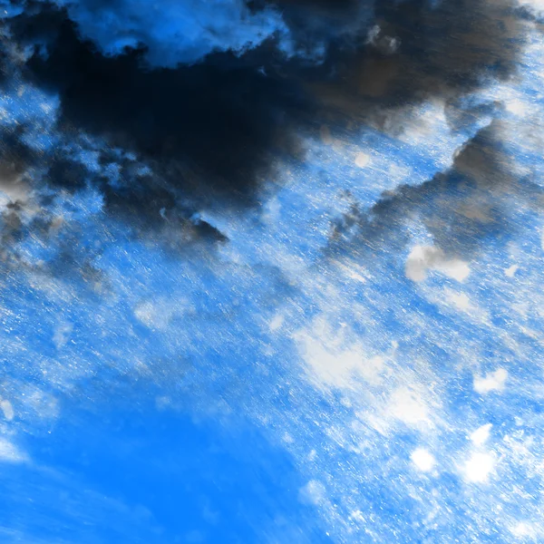 Raster Grunge fondo con nubes — Foto de Stock