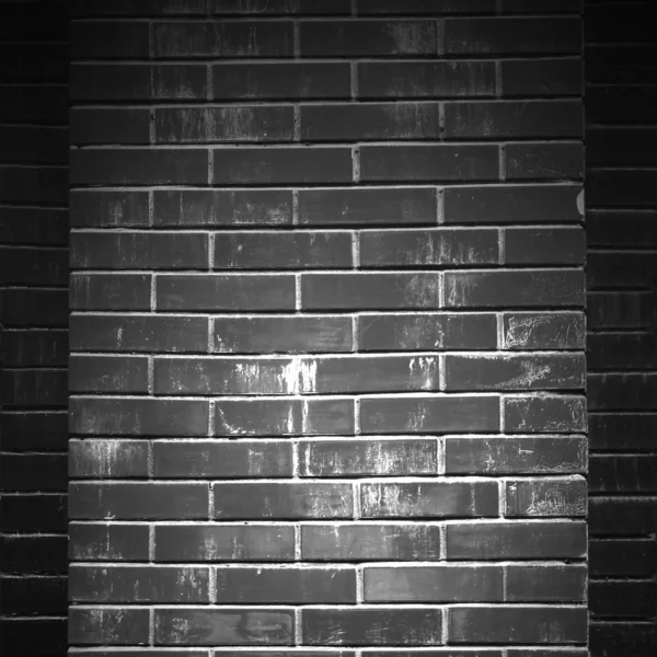 垂直灰色砖砌墙 — 图库照片