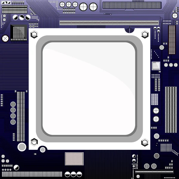 Circuit imprimé fond vectoriel — Image vectorielle