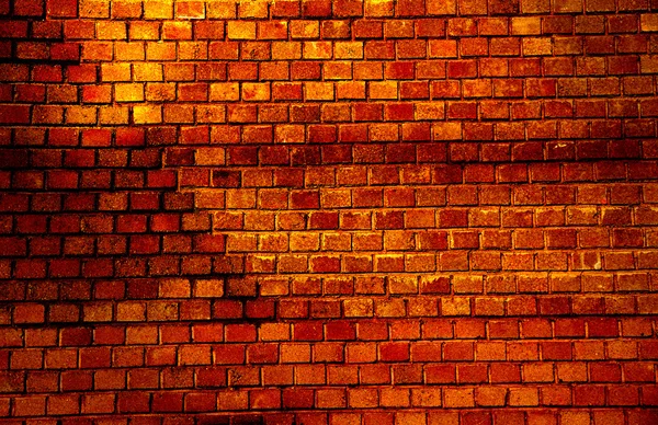 Superficie irregular de la pared de ladrillo — Foto de Stock