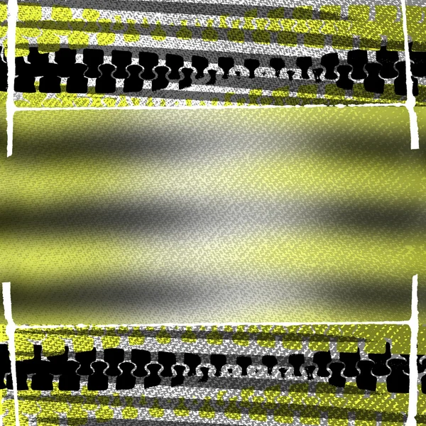 Gelber Hintergrund mit Textur aus Stoff und Reißverschlüssen — Stockfoto