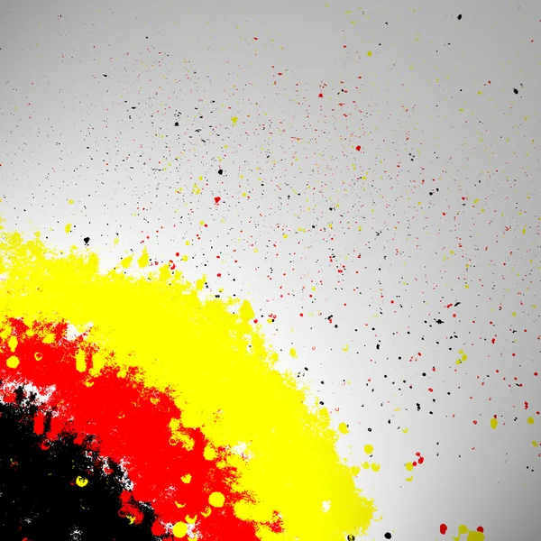 German flag spray background — Stock Photo, Image