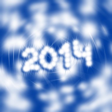 arka plan ile yeni yıl sayıları