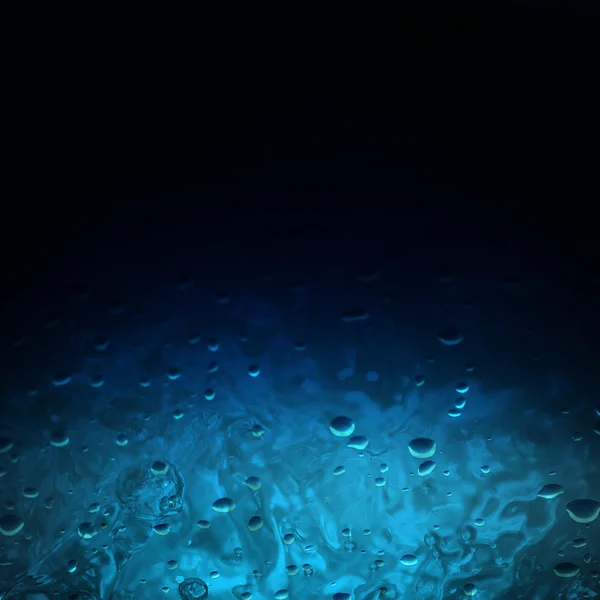 Droplets on a blue background with textures — Stock Photo, Image