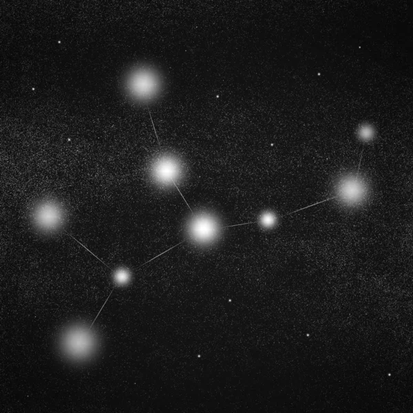 Constelația Fecioara — Fotografie, imagine de stoc