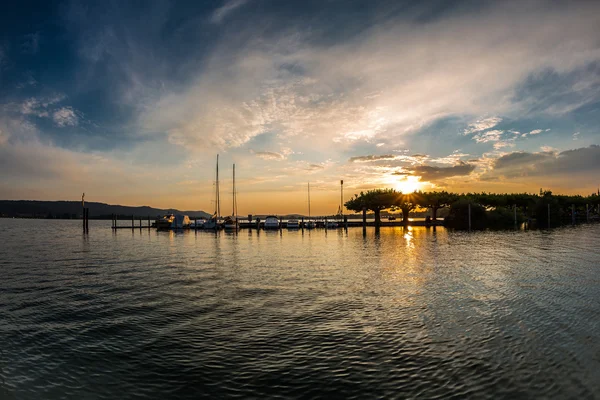 Evening Radolfzell — Stock Photo, Image