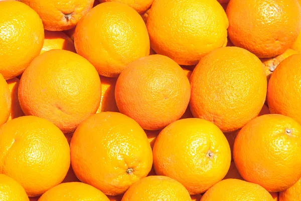많은 신선한 오렌지 — 스톡 사진