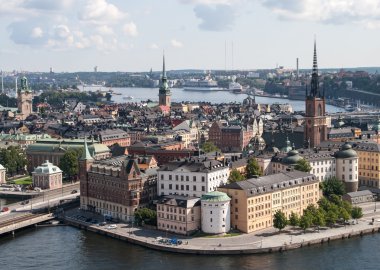 tarihi mimarisi tower, stockholm, İsveç
