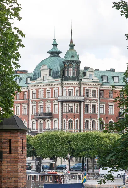 Historiska arkitektur tower i stockholm, Sverige — Stockfoto