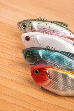 yem Balık tutma - wobbler hafif ahşap üzerine olarak