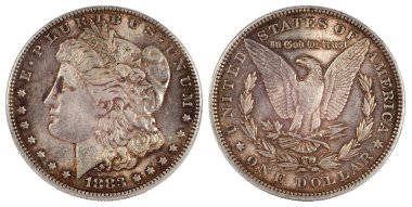 eski gümüş Doları 1883 yıl ABD