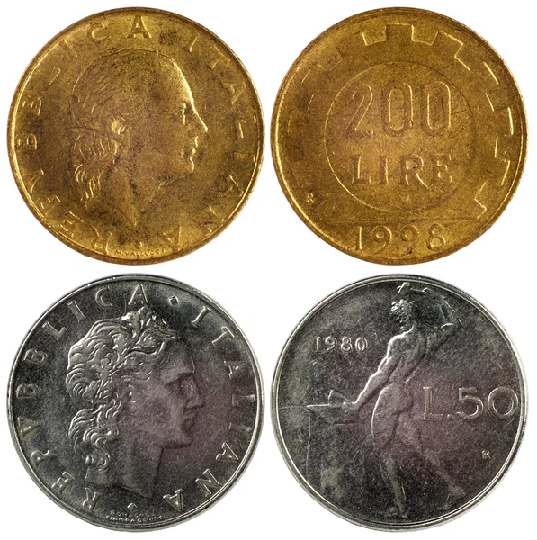 Sällsynta mynt i Italien — Stockfoto