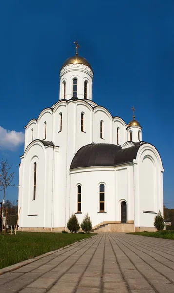 Nový kostel svatého Vladimíra letní den — Stock fotografie