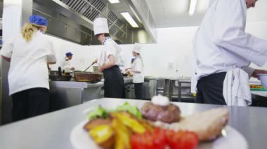 Burger hizmet için hazır