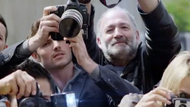 Celebrity Photographed By Paparazzi — Stock Video