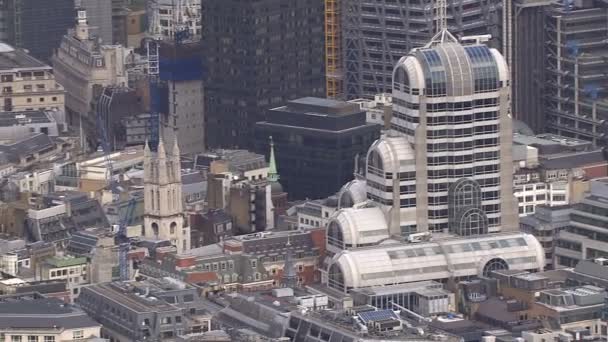 Edifícios na cidade de Londres — Vídeo de Stock