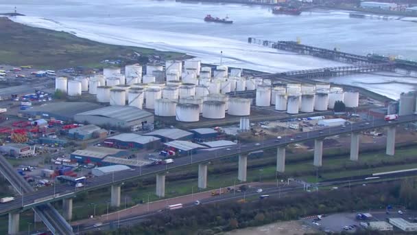 Pont de circulation fluvial Tamise — Video