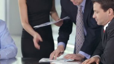 zakelijke team houden vergadering