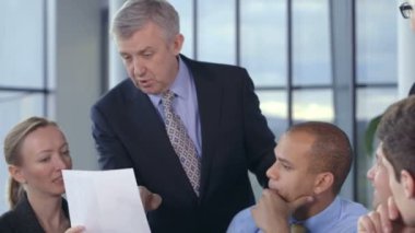 zakelijke team houden vergadering