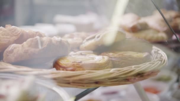 Bandejas de pasteles — Vídeos de Stock