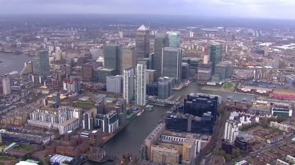 ロンドンの金融街 — ストック動画