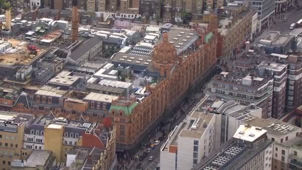 Famous shopping district of Knightsbridge — Stock Video