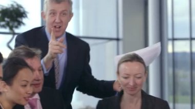 zakelijke team houden vergadering
