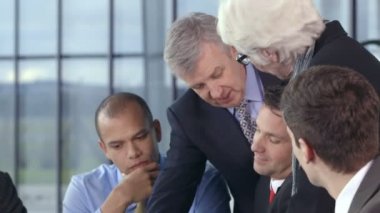 zakelijke team houden vergadering
