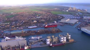 dokken en industrieel gebied