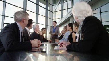 zakelijke team houden vergadering