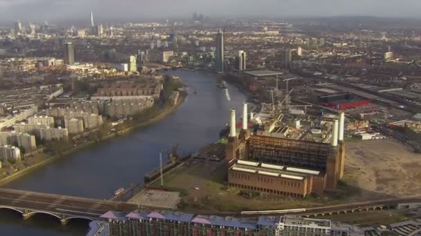 Centrale elettrica di Battersea — Video Stock