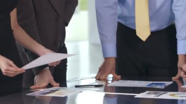 zakelijke team houden vergadering