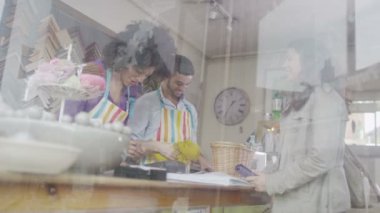 Satış görevlileri ödeme müşteriden almak.