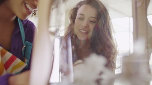 assistant de vente aide client féminin 