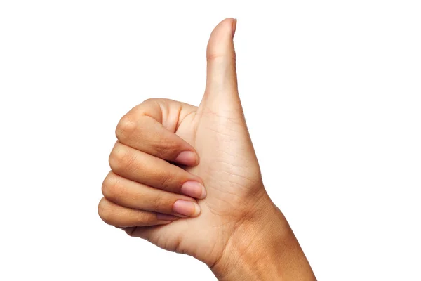 Hand OK sign — Stock Photo, Image