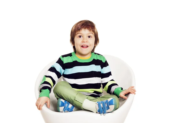 Little boy with a happy face — Stock Photo, Image