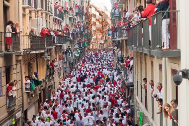 Festival of San Fermin in Pamplona clipart