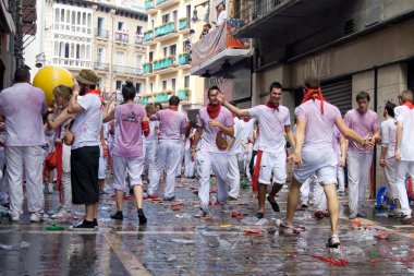 Pamplona san fermin Festivali