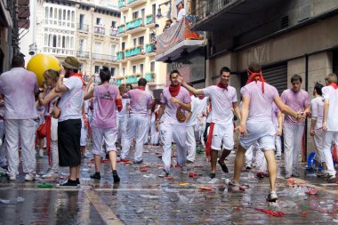 Festival of San Fermin in Pamplona clipart