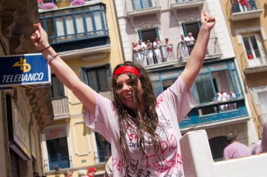 Pamplona san fermin Festivali