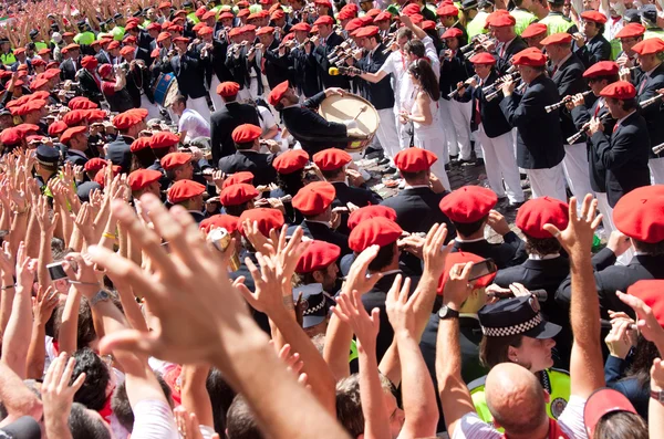 Festiwalu san fermin w Pampelunie — Zdjęcie stockowe