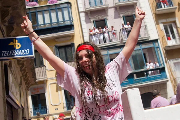 Festival de San Fermin em Pamplona — Fotografia de Stock