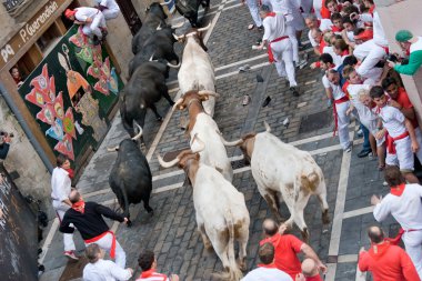 Pamplona san fermin Festivali
