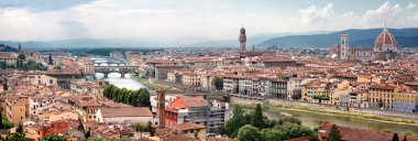 Panorama view Floransa firenze, Toskana, İtalya