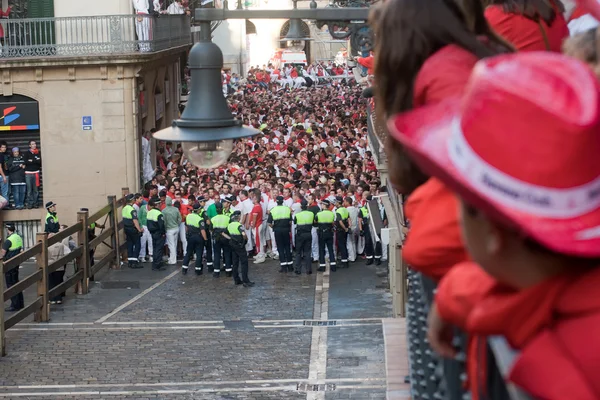 Festiwalu san fermin w Pampelunie — Zdjęcie stockowe