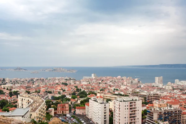 Nézd a chateau d'if közelében, marseille, Franciaország — Stock Fotó