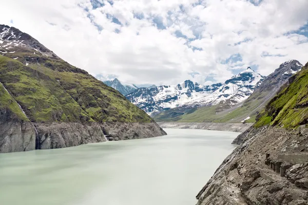 Lago Dix. Dam Grand Dixence. Suíça — Fotografia de Stock