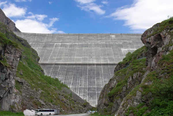 Dam Grand Dixence. Suíça — Fotografia de Stock