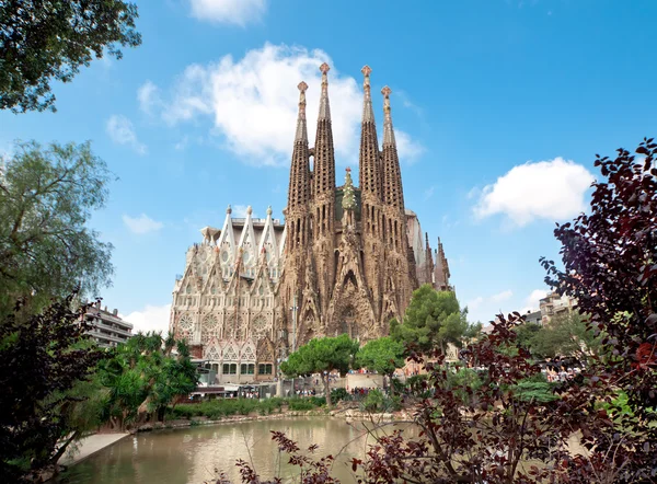 Sagrada Familia храм в Барселоні — стокове фото