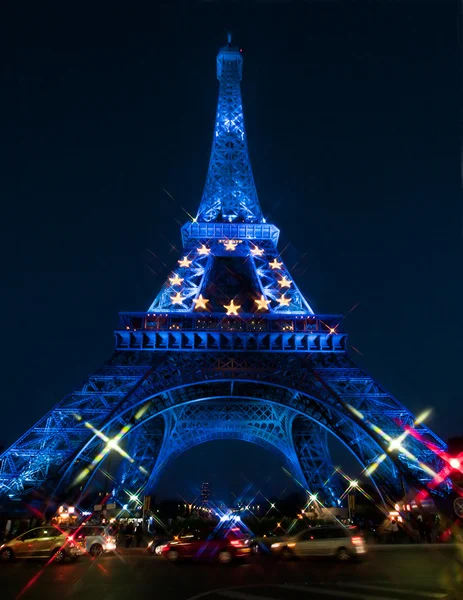 PARÍS - 22 DE SEPTIEMBRE: Francia preside Europena Union i — Foto de Stock